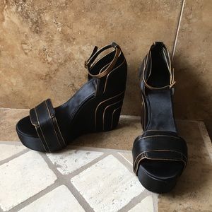 Tory Burch Alexia silk high wedge